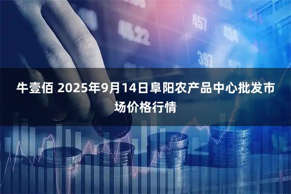 牛壹佰 2025年9月14日阜阳农产品中心批发市场价格行情